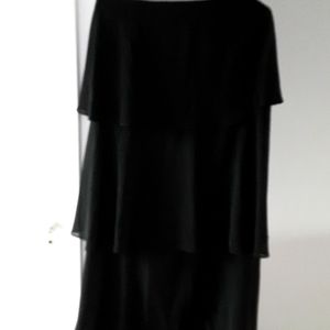Dressy long black skirt JR Nites size 10
